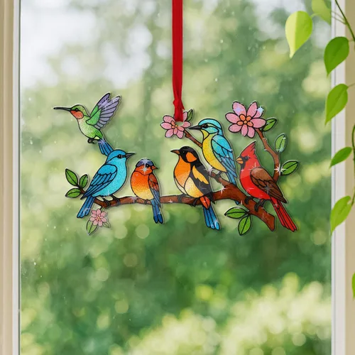 Vista 20 de Ornamento de Vidrio para el 50º Aniversario de Bodas – Elegante Decoración de Árbol de Navidad de Vidrio Transparente y Regalo Conmemorativo