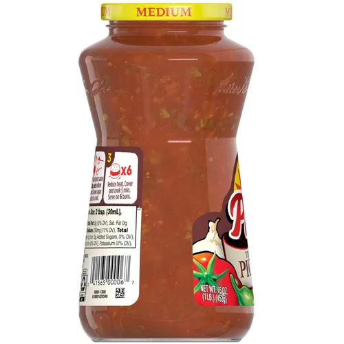 Vista 9 de Pace Salsa Picante Mediana, Tarro de 16 oz (paquete de 12)