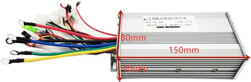 Vista 3 de Bicicleta eléctrica E-Scooter BLDC Motor 36V-48V 500W Controlador sin escobillas onda cuadrada