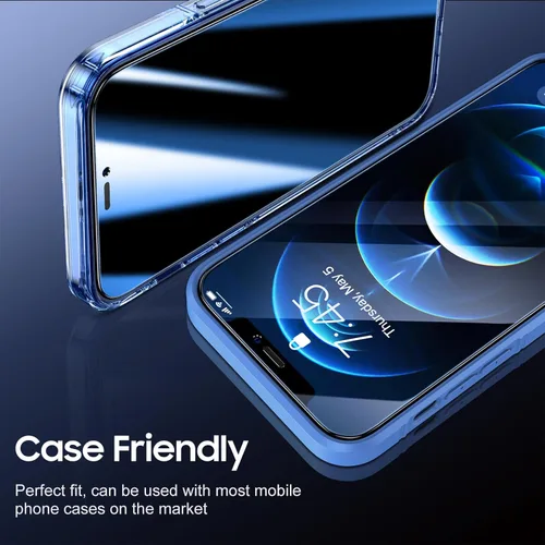 Vista 8 de UniqueMe Protector de pantalla de privacidad para iPhone 12/iPhone 12 Pro