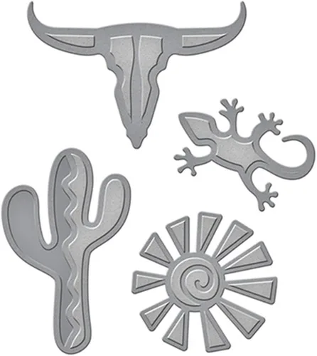 Vista 12 de Spellbinders Die Margaritas y Rosas-D-Lites, Varios, Metal