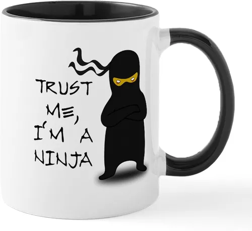 Vista 88 de CafePress Ascii - Taza de café de cerámica, taza de té, 11 onzas