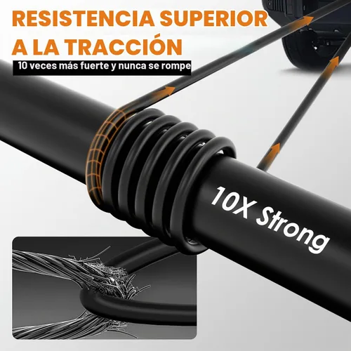 Vista 5 de arnés de cableado de remolque de 4 vías de 5 pies con cable recubierto, conector de extensión de remolque plano de 4 pines de 16AWG, arnés