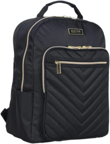 Vista 13 de Kenneth Cole REACTION Madison Square - Equipaje rígido expandible con estilo de Chevron para mujer, Negro), 5717905