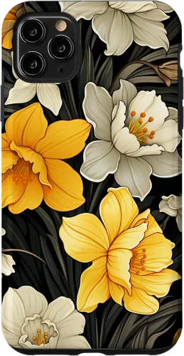Vista 13 de Daffodil Flower Pattern Modern Floral Case for iPhone 17
