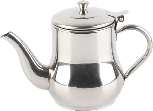 Vista 10 de OUKENS Tetera de acero inoxidable, 16.9 fl oz de oro rosa, moderna tetera de cuello de cisne para verter, cafetera con infusor extraíble