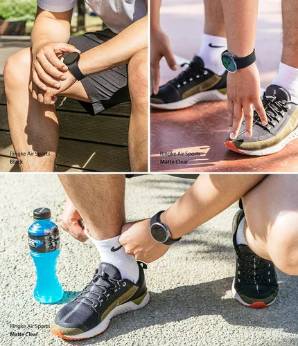 Vista 6 de Ringke Air Sports - Funda compatible con Samsung Galaxy Watch 4 de 1.575 pulgadas, transparente mate