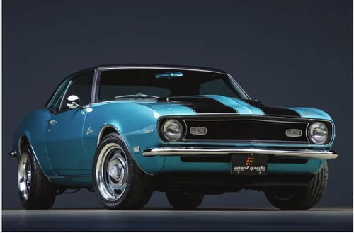 Vista 7 de Calendario de pared 2026 de MUSCLE CARS, de 16 meses, con póster, clásicos autos americanos de alto rendimiento vintage, retro, EE. UU