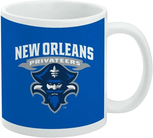 Vista 397 de Taza de cerámica con el logotipo principal de la Universidad Rider, taza de regalo novedosa para café, té y bebidas calientes, 11oz, blanca