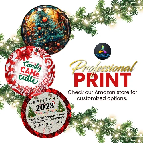 Vista 5 de Adorno decorativo para hornear galletas para panaderos – Oranment de Navidad – Decoración de árbol de Navidad – Divertido adorno de Navidad 2023
