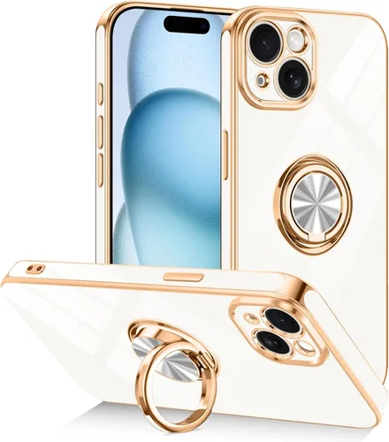 Vista 29 de Funda diseñada para iPhone 17 Pro Max con soporte de anillo, color azul