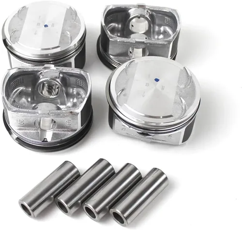 Vista 4 de Juego de pistones y anillos de motor 23410-2G000 23040-2G200 de 4 piezas compatibles con Tucson Forte Koup Forte 5 2.0L 2010-2013