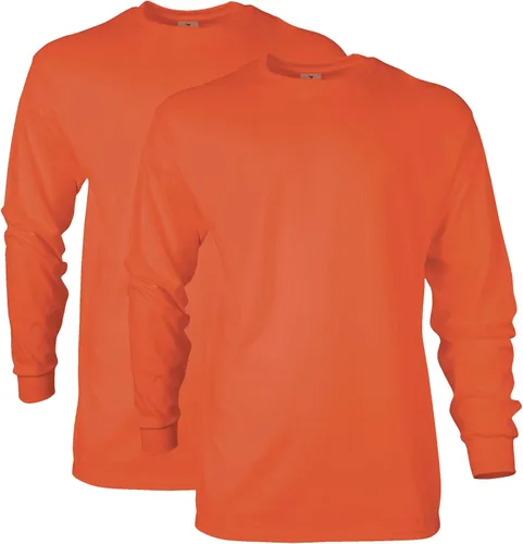 Vista 134 de Gildan - Camiseta de manga larga de algodón ultra estilo G2400 para adultos, paquete múltiple