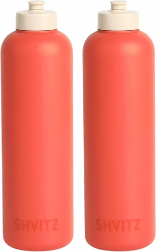 Vista 19 de Botella de agua deportiva – Cuerpo exprimible suave al tacto con boquilla de una sola mano, ligera, sin derrames, para gimnasio, cardio y deportes