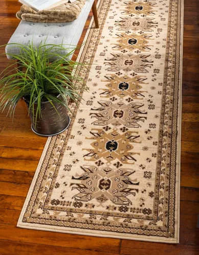 Vista 62 de Unique Loom Taftan Collection - Alfombra de borde geométrico de inspiración tribal (2 pies 2 pulgadas x 3 pies, rectangular, negro/gris)
