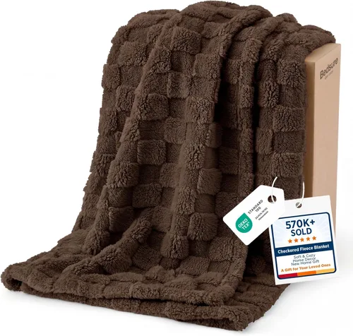 Vista 35 de Bedsure GentleSoft - Manta verde salvia para sofá, manta de forro polar a cuadros, regalos de Navidad para mujeres, hombres y niñas, bonita manta