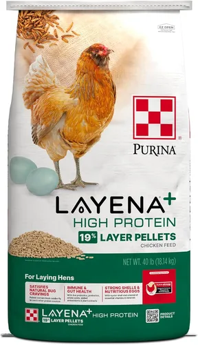 Vista 3 de Purina Layena + Alimento de pollo con alto contenido de proteínas (10 libras)