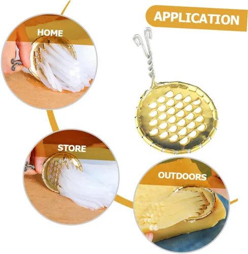 Vista 4 de Raspador de alimentos de metal de calidad superior jalea cortador de fideos fríos raspadores de cocina reutilizable