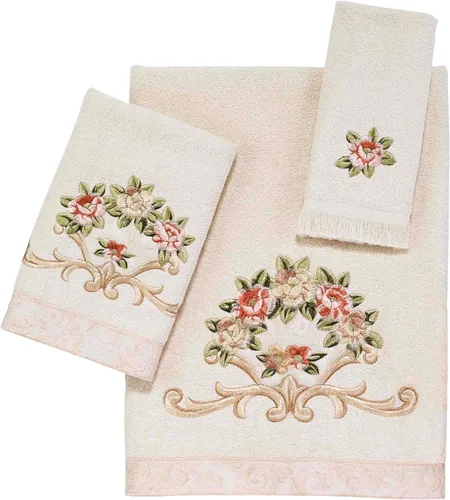 Vista 5 de Avanti Linens - Cortina de ducha, 100% cortina de ducha de poliéster, ligera y lavable a máquina, decoración floral para el hogar, 72 x 72 pulgadas