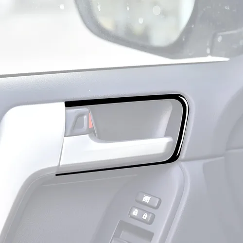 Vista 14 de Adhesivo decorativo ABS para salida de aire central de automóvil, compatible con Toyota Land Cruiser Prado 2010 2011 2012 2013 2014 2015 2016 2017