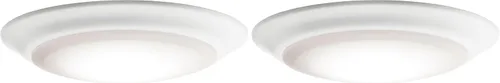 Vista 16 de Kichler Gen I Downlight LED, montaje empotrado al techo de 7.5", luz interior regulable, 2700K, (7.5" x 1.5"), blanco, 43846WHLED27