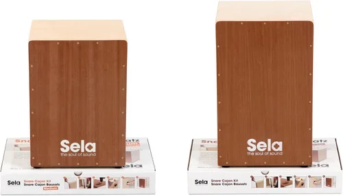 Vista 6 de Sela SE 018 Cajon Kit de caja mediano con instrucciones y CD de audio