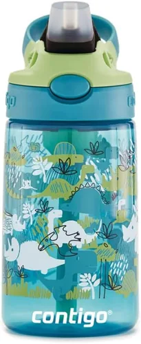Vista 41 de Contigo Aubrey - Botella de agua para niños, paquete de 2, 20 onzas, azalea/jade y frambuesa azul. Azalea, tapa a prueba de derrames, apta