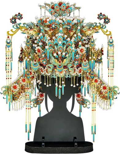 Vista 8 de Piececool Rompecabezas 3D para adultos, kit de construcción de modelos de metal, kit de bricolaje Phoenix Coronet, kits de manualidades