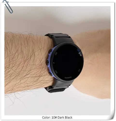 Vista 7 de Correa compatible con Garmin Forerunner 45/45S Watch Band Nylon Accesorios de repuesto