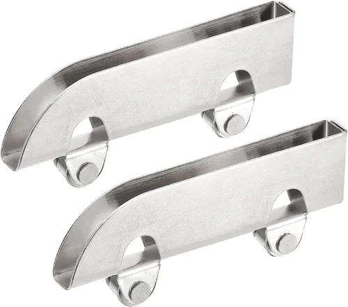 Vista 7 de uxcell Conjunto de rodillos para puerta corredera, ruedas de puerta corrediza de patio con rodamientos de bolas, paquete de 8