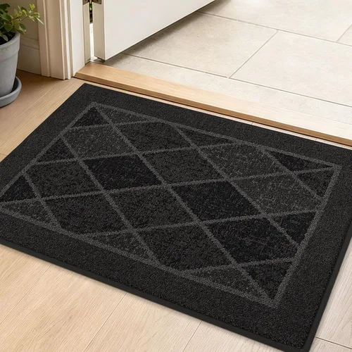 Vista 47 de BEQHAUSE - Tapete para puerta de 20 x 32 pulgadas, antideslizante, color beige