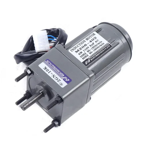 Vista 20 de 15W 10K AC110V 125 RPM Motor reductor de engranajes variable ajustable con controlador de velocidad para la industria