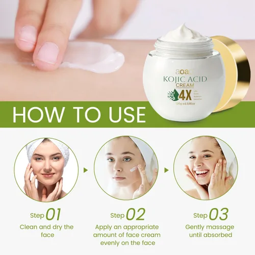 Vista 9 de AOAO Crema de estiramiento facial para mujeres, reafirma y nutre la piel, niacinamida para hidratar, suavizar la piel áspera, tratamiento hidratante