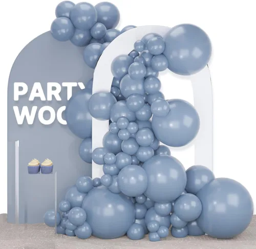 Vista 45 de PartyWoo - Globos nude de 140 piezas en diferentes tamaños de 18, 12, 10, 5 pulgadas, kit de arco de globos de color neutro y melocotón estilo boho