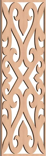 Vista 77 de Keene Paneles de pared decorativos de madera con calado, 9 3/8 pulgadas de ancho x 24 3/8 pulgadas de alto x 1/4 de alto, abedul Birch