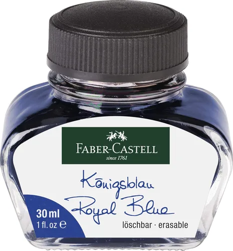 Vista 7 de Faber-Castell 149839 Botella de tinta lavable 1.0 fl oz azul rey Real