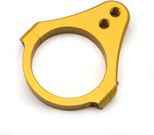 Vista 9 de 31mm de diámetro abrazadera de montaje de horquilla universal de amortiguador de dirección de aluminio para motocicleta (Negro)