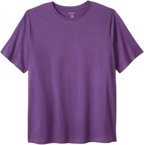 Vista 33 de KingSize Big & Tall - Camiseta ligera, sin encogimiento, con cuello redondo para hombre Gris Caliente Carbón