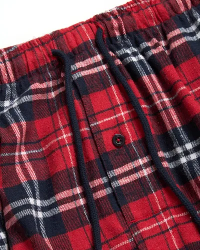 Vista 5 de U.S. Polo Assn. Conjunto de pijama térmico para hombre, camiseta de punto gofre y pantalones largos de John, caja de regalo