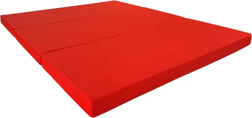 Vista 31 de Shikibuton Cama plegable en 3, espuma de alta densidad de 1.8 lbs, tamaño Twin, Full, Queen, colchones plegables. Turquesa