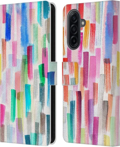 Vista 58 de Head Case Designs Officially Licensed Ninola Brushstrokes Multi Colorful Leather Wallet Case Compatible with Samsung Galaxy A07 4G