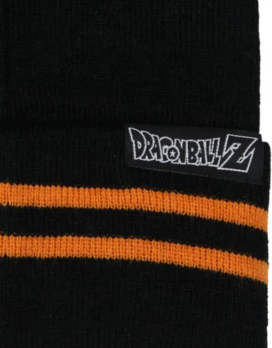 Vista 4 de Dragon Ball Z Anime Goku Master Roshi Turtle Ermitaño Logo Puño Pom Gorro Negro, Negro, talla única