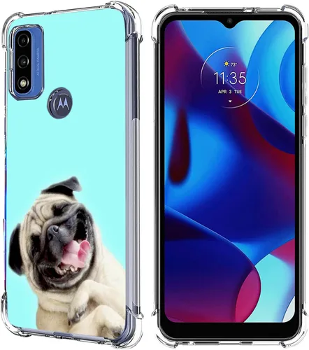 Vista 34 de Funda para Moto G Pure/Moto G Power 2022/Moto G Play 2023, colorida funda protectora de poliuretano termoplástico resistente a los arañazos