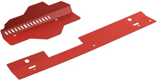 Vista 3 de Nuevo combo de cubierta de correa de radiador y polea compatible con Subaru 2002-2007 WRX y STi rojo