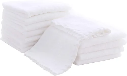 Vista 9 de Paquete de 12 paños para bebé, extra absorbentes y suaves, para recién nacidos, bebés y niños pequeños, adecuados para la piel del bebé y recién