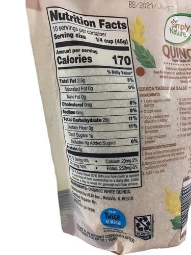 Vista 3 de Simply Nature Quinoa orgánica sin OMG