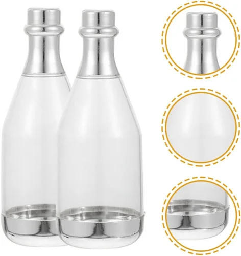 Vista 9 de Kisangel - Caja de dulces para botellas, paquete de 20 cajas de recuerdos de boda, mini recipientes para fiestas de bebé, cumpleaños, Navidad