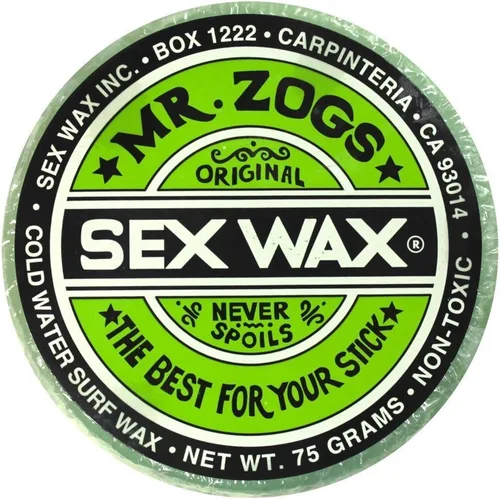 Vista 2 de Mr. Zogs Original Sexwax - Temperatura del agua fría con aroma a coco (blanco)