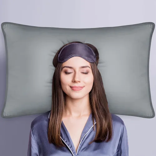 Vista 5 de Utopia Bedding Almohadas para cama para dormir, de hotel, refrescantes, para dormir de lado, espalda o boca abajo, tamaño estándar, gris, juego de 2