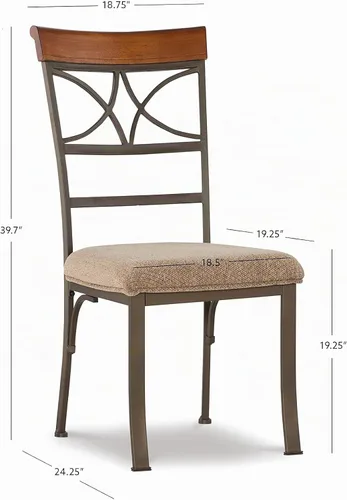 Vista 5 de Powell Hamilton Dining - Juego de 5 piezas, color cereza mediana